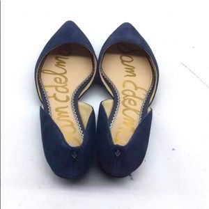 Navy Blue - Sam Edelman Rodney Pointed Toe Flats - Size 7.5